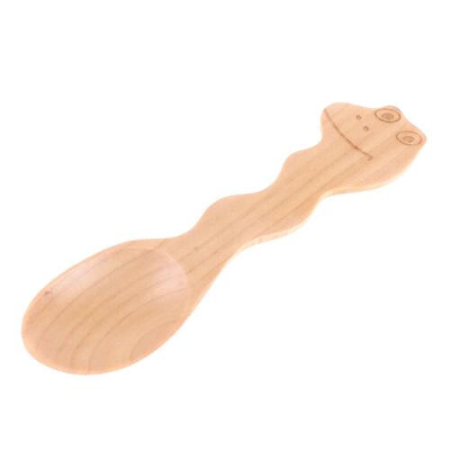 Frog-Face-Pattern-Handle-Coffee-Tea-Dessert-Ice-Cream-Wooden-Scoop-Spoon-12cm