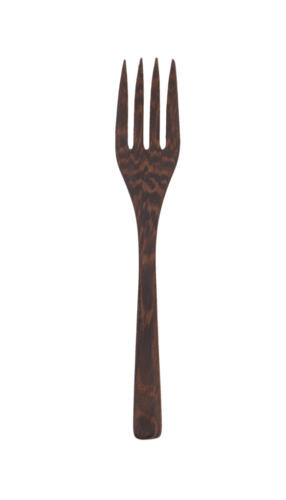 wooden-fork-dark-brown